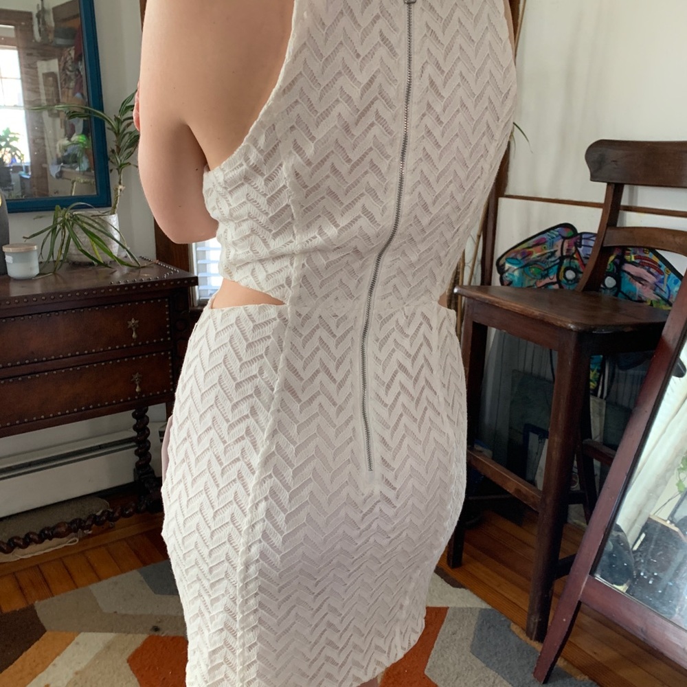 White Lace Dolce Vita Cocktail Dress